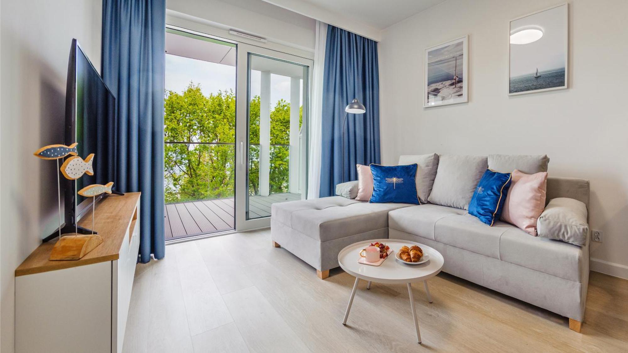 Apartment Lazurowe Wybrzeze Z Widokiem Na Morze - Perlowa Przystan -